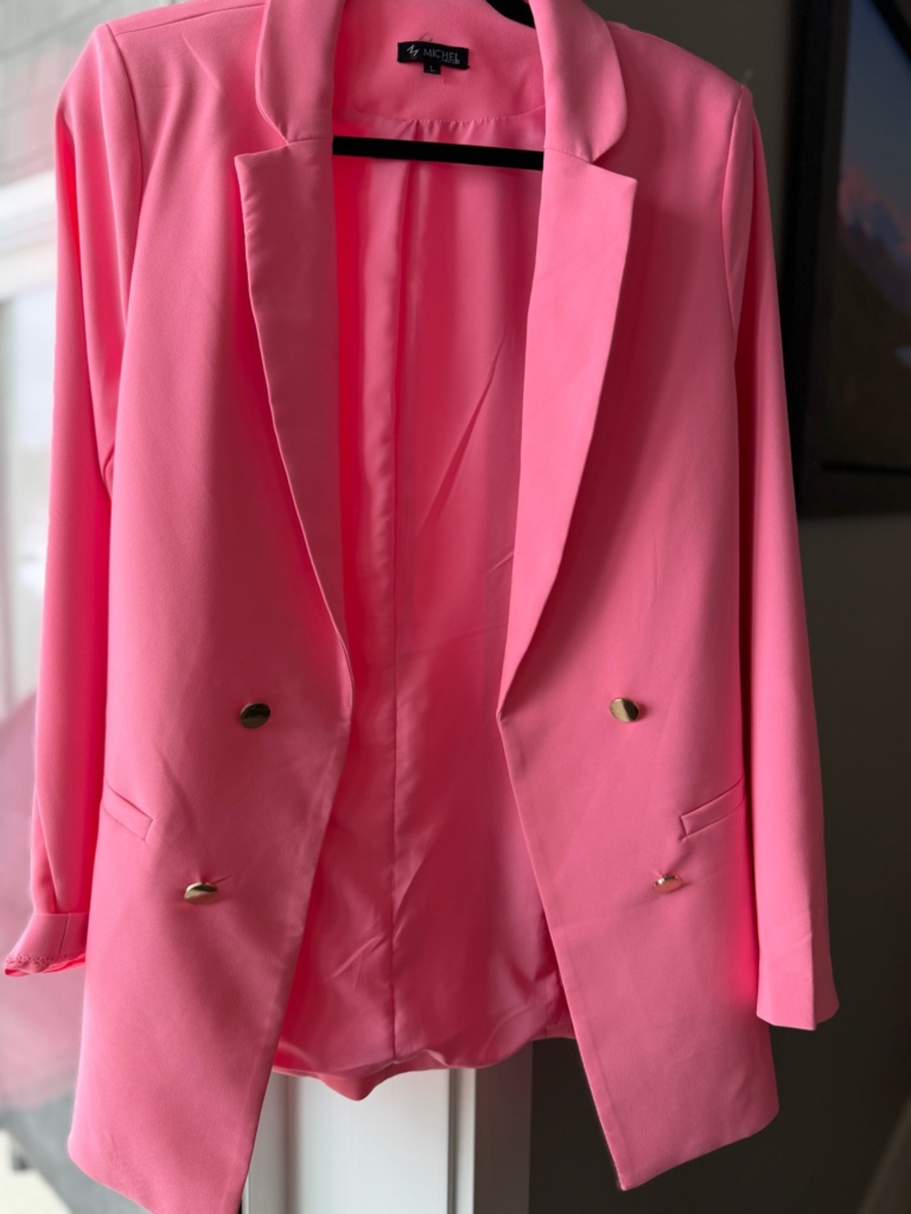 Michele Pink Women's Blazer Jacket